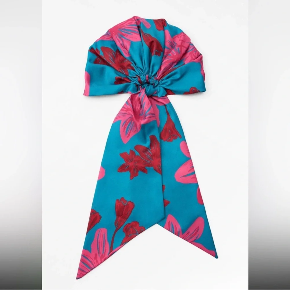 ZARA PRINT HEAD WRAP bloggers favorite